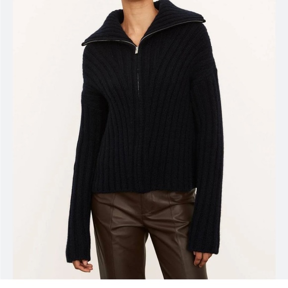 Vince Rib Transfer Zip Up - Picture 14 of 15